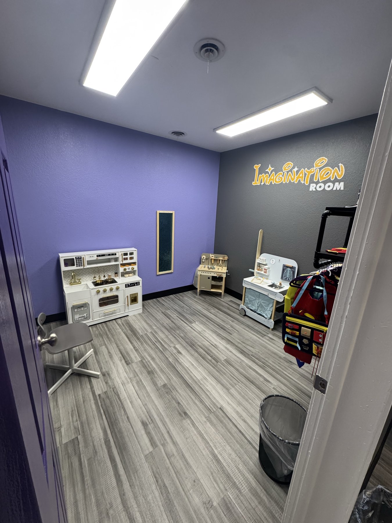 Our imagination room, ready for playful discovery
